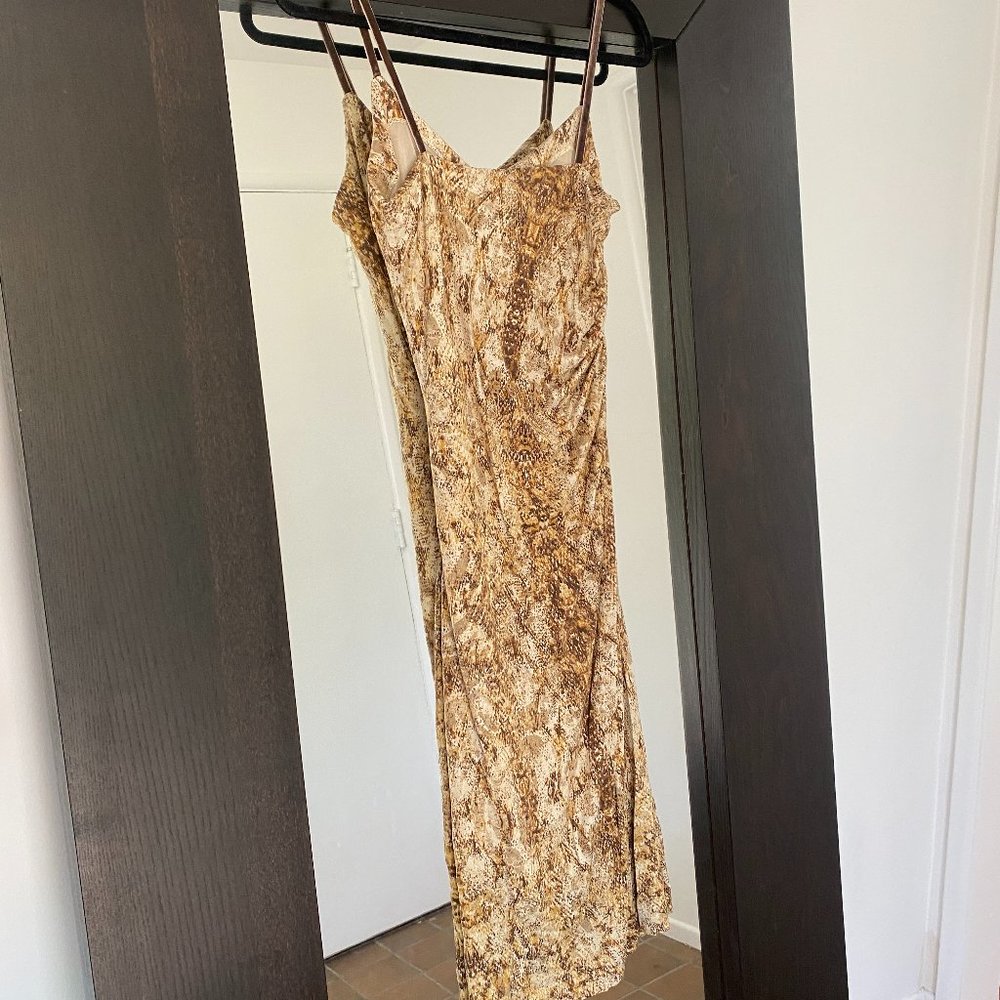 MNG COLLECTION snake pattern dress SUPER SEXY! SIZE M